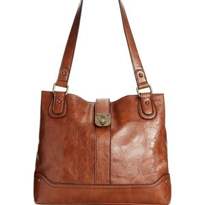 Style & Co. Twistlock Tote Snap Front Sholder Bag